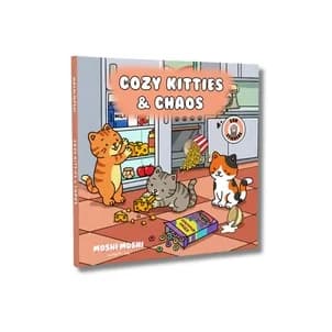 Portada de MOSHI MOSHI COZY KITTIES & amp; CHAOS